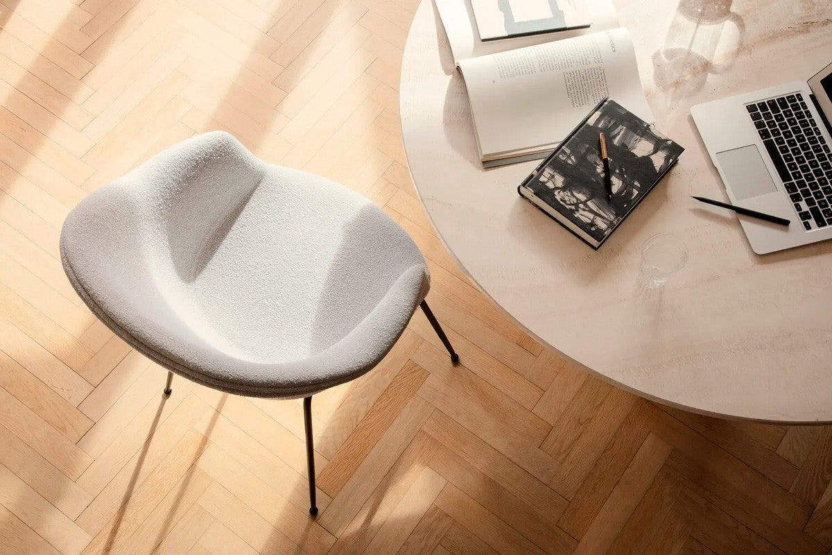 Bat upholstered dining chair