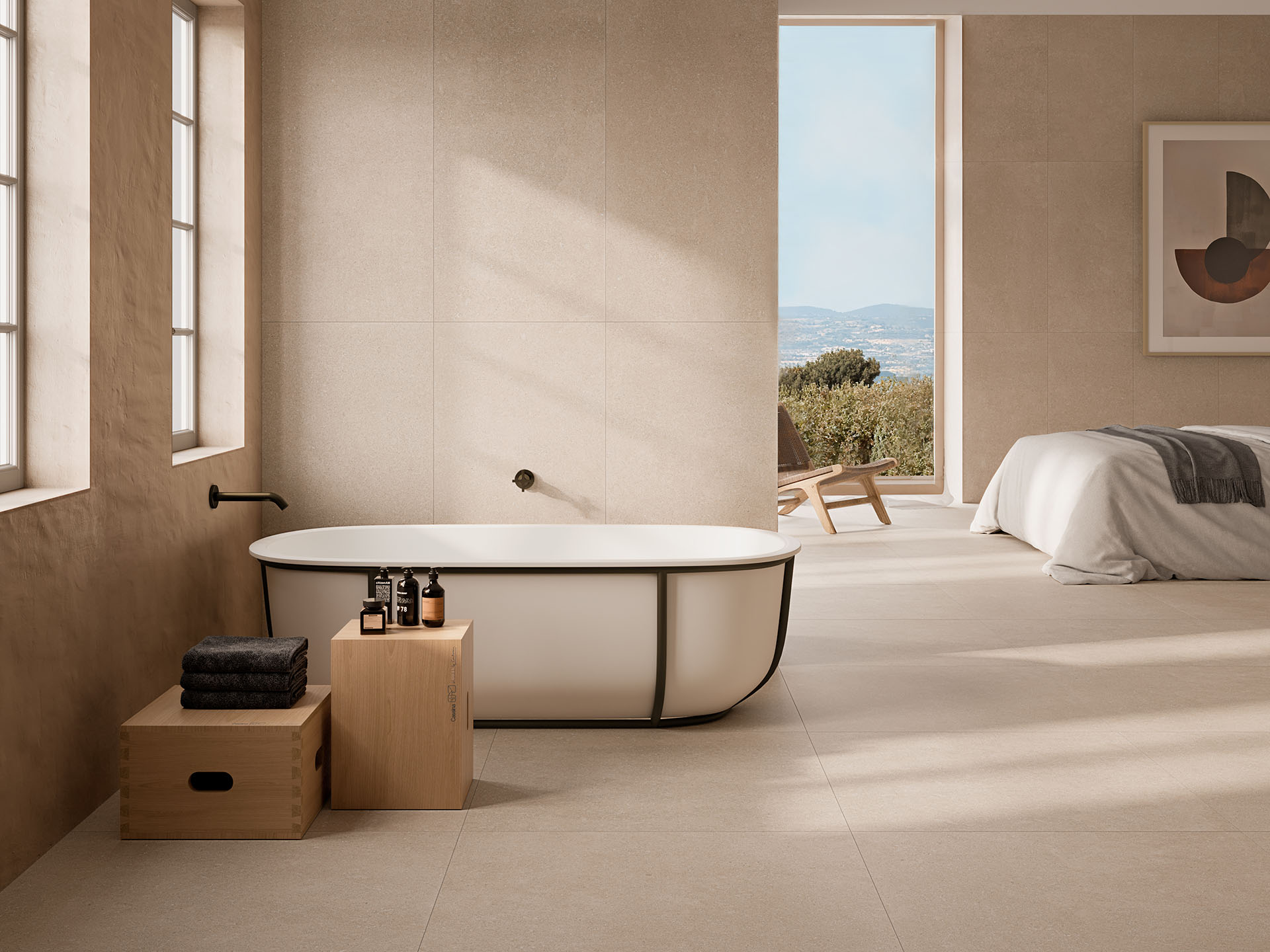 Special porcelain pieces from the Sand collection