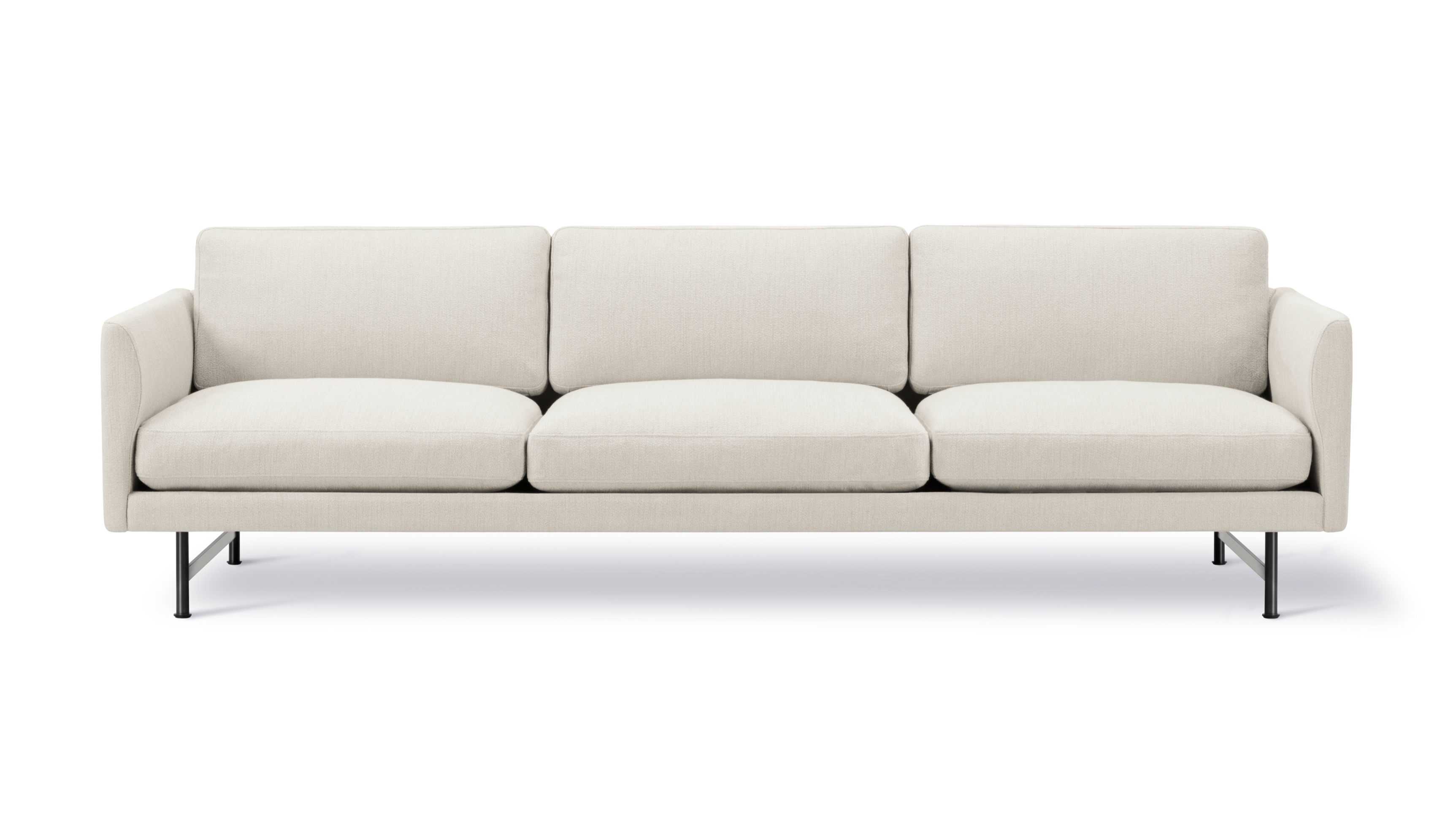 Sofá 3 plazas Calmo, 80 cm cojines