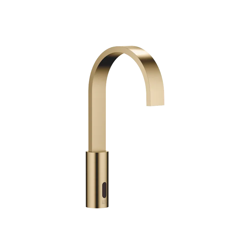Washbasin faucet with electronic on/off function without MEM valve