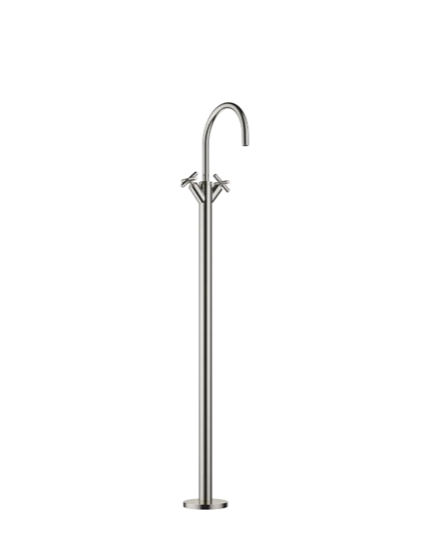TARA two-handle basin mixer tap without pop-up valve
