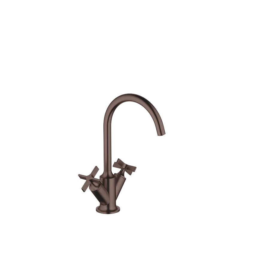 VAIA two-handle basin faucet with automatic valve