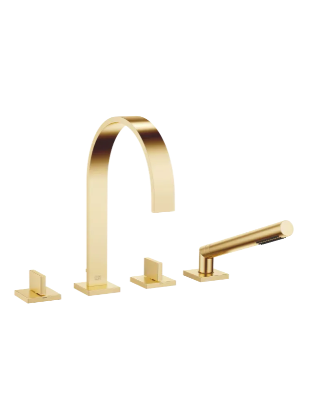 Grifo de bañera con batería de cuatro orificios para borde de bañera MEM