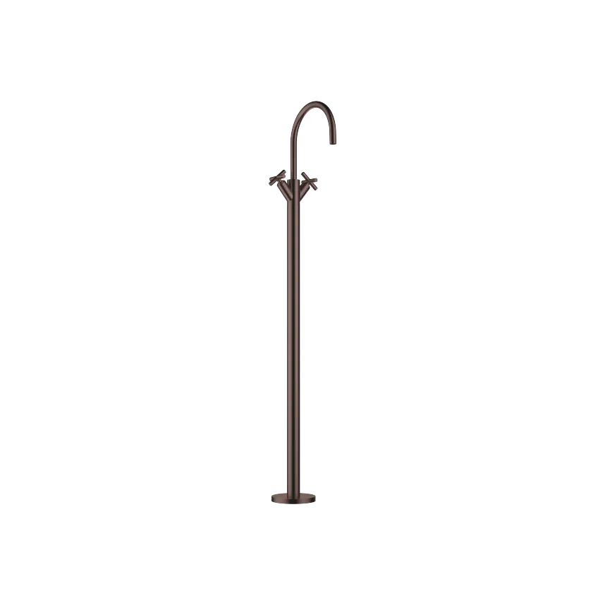 TARA two-handle basin mixer tap without pop-up valve
