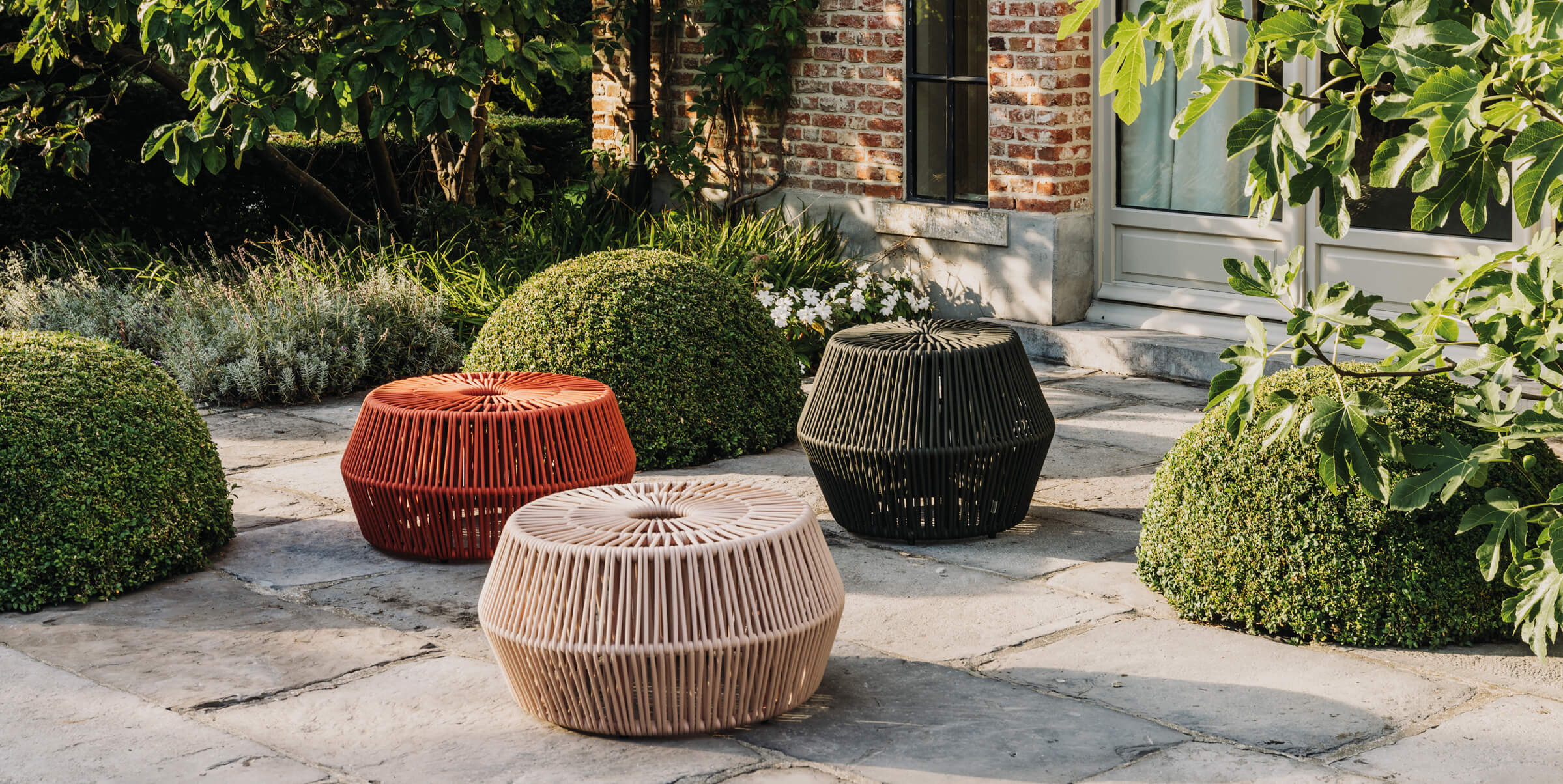 ZigZag Objects High Pouf | Rope Z01