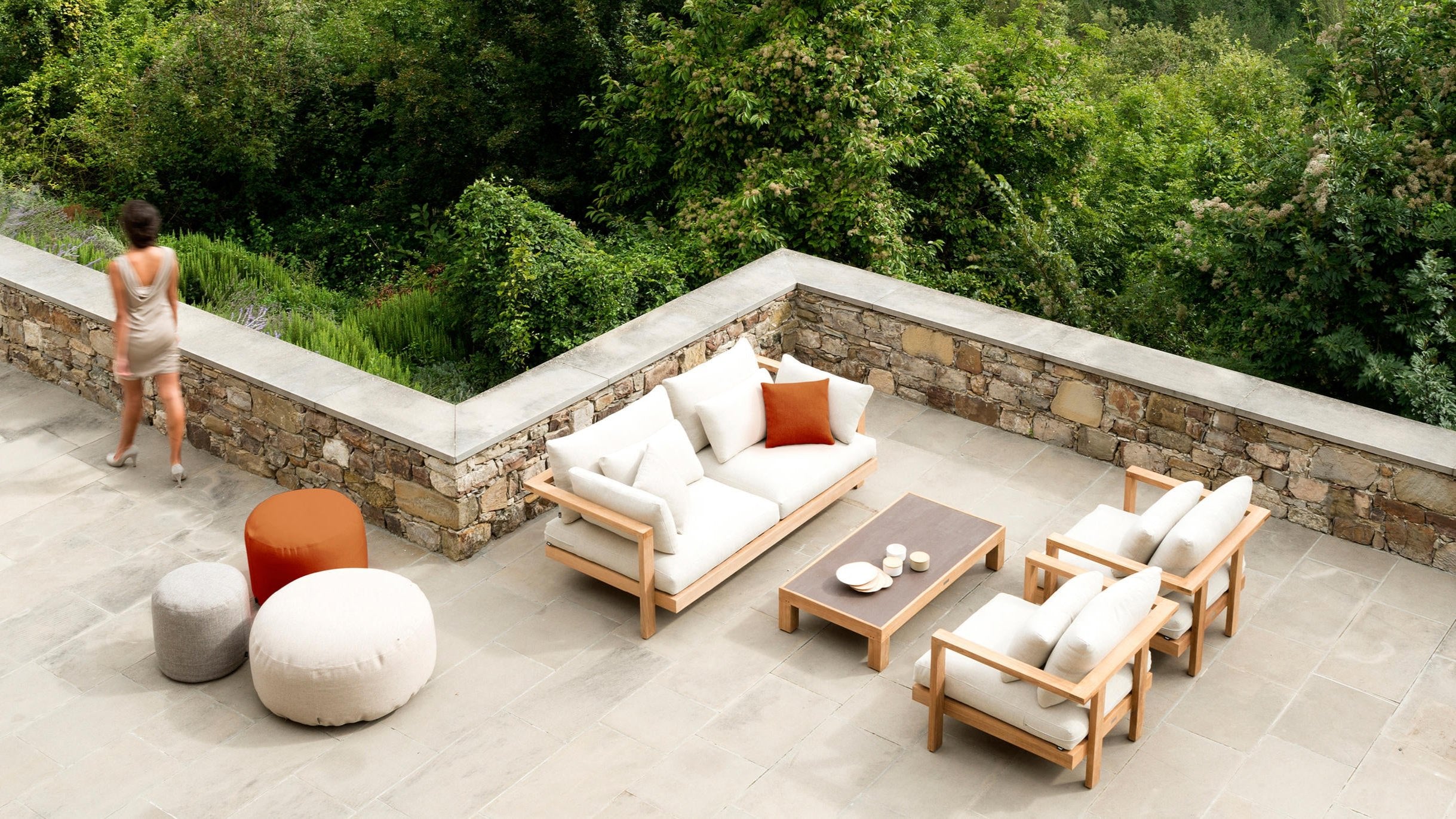 Pure 1-seater outdoor armchair