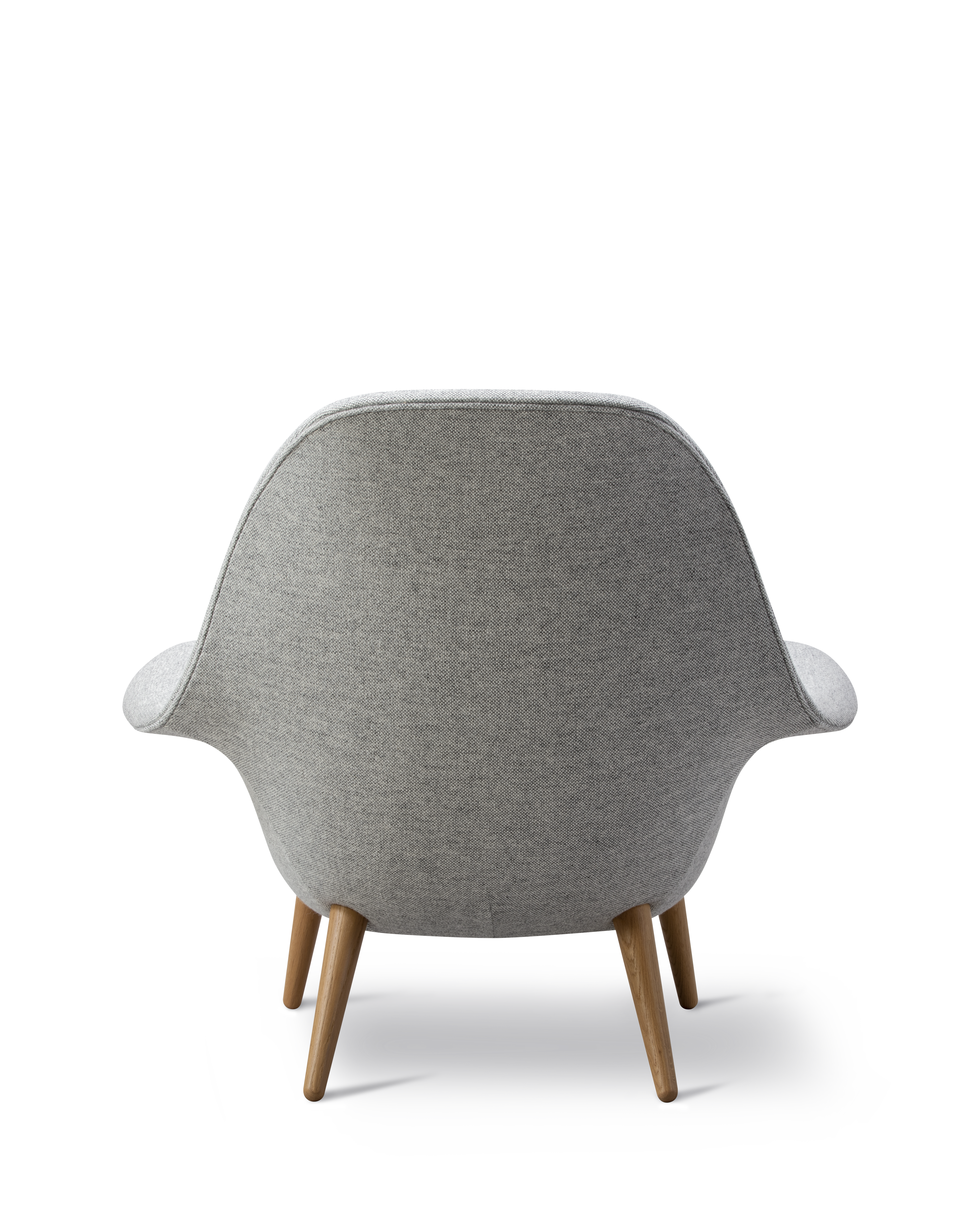 Sillón Swoon Lounge base de madera