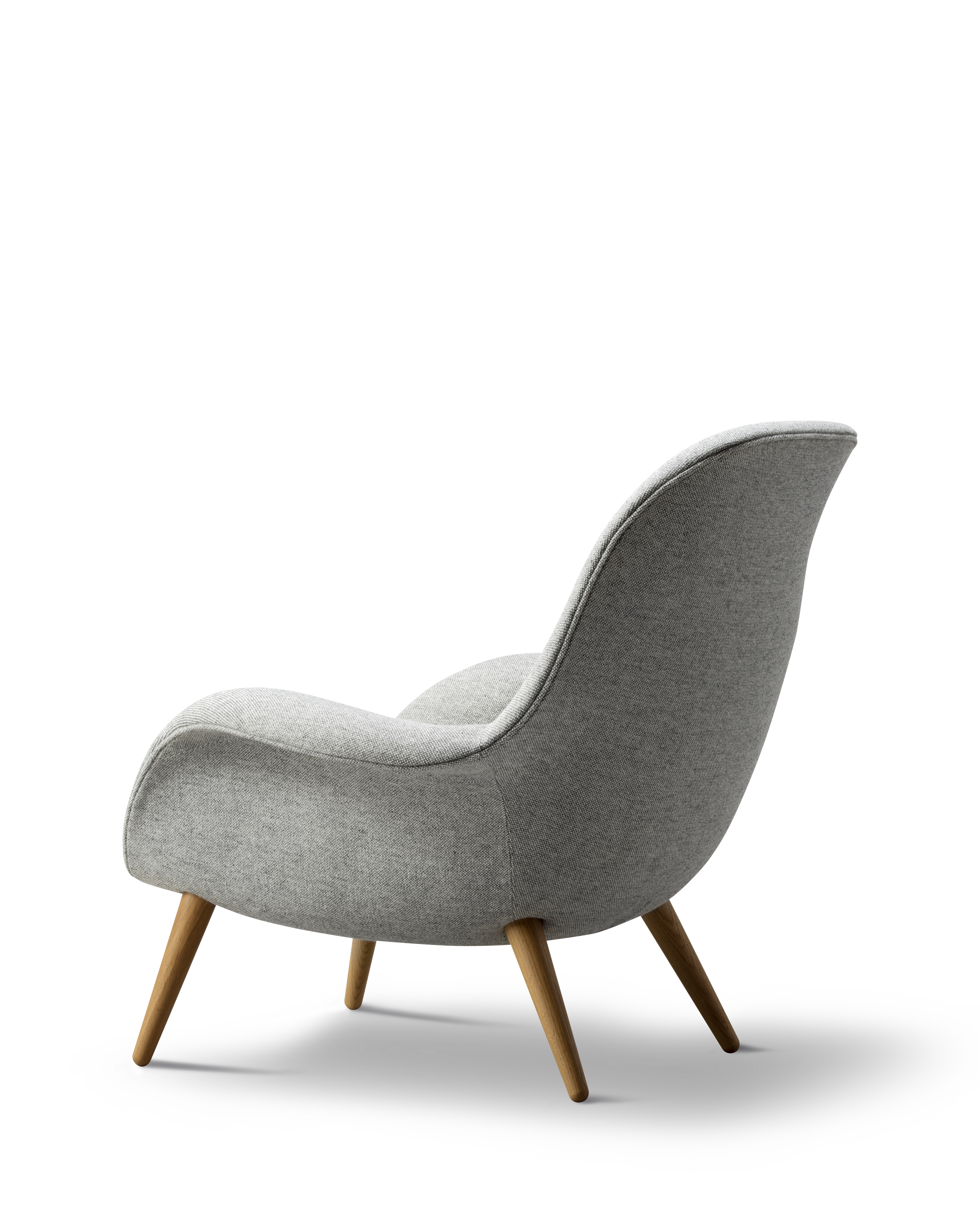 Sillón Swoon Lounge base de madera