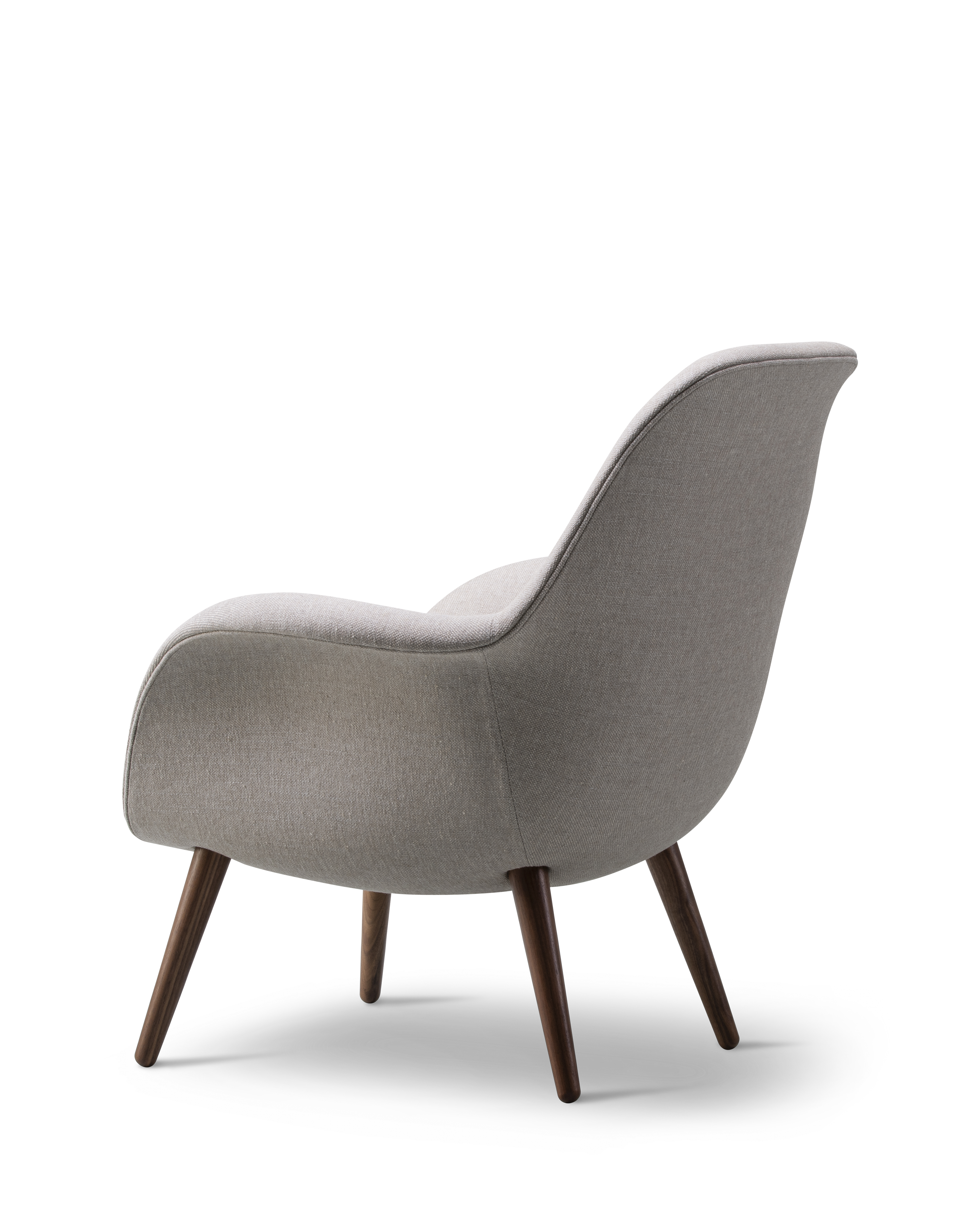 Swoon Petit armchair with wooden base