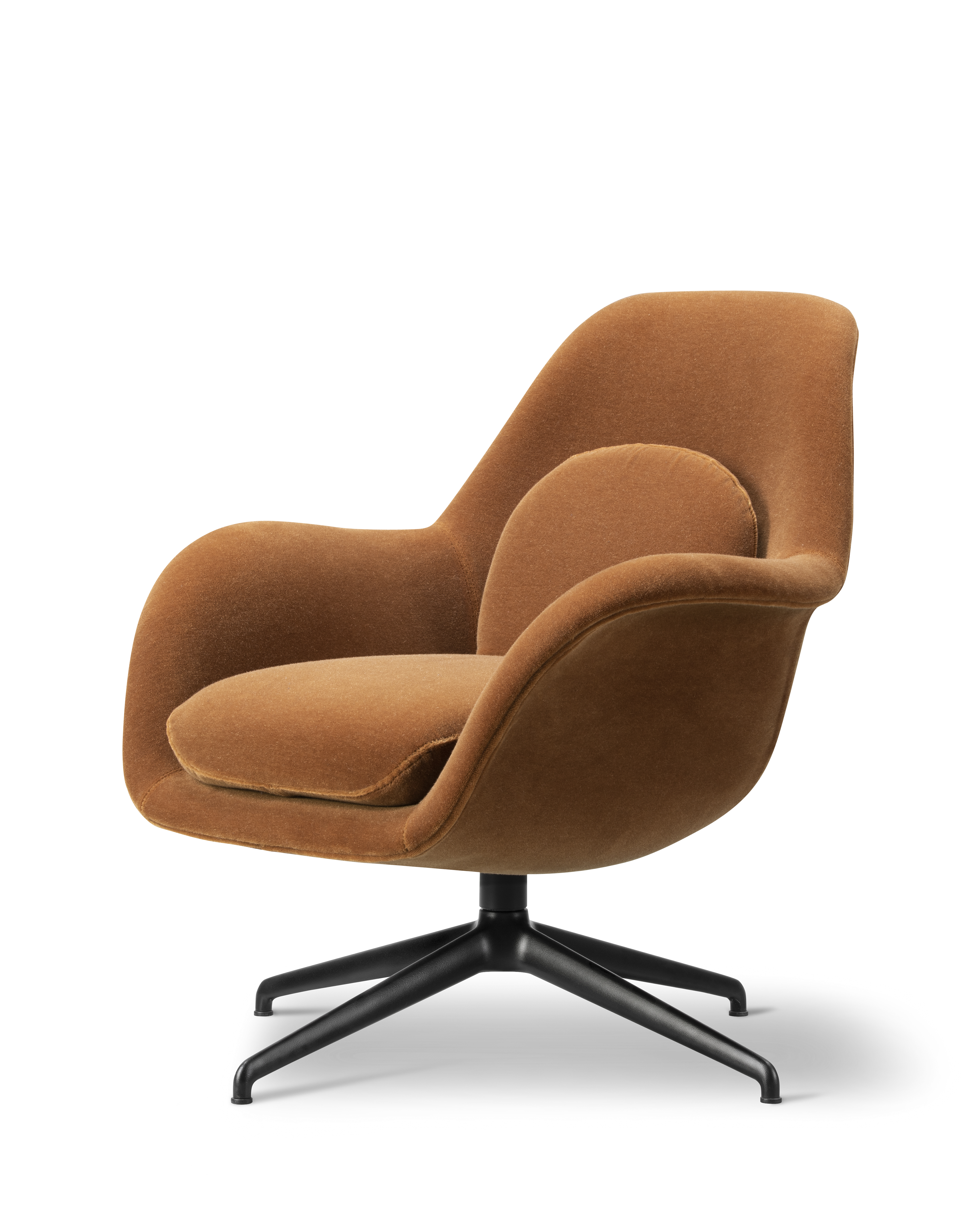 Petit Swoon Lounge Chair with Metal Base