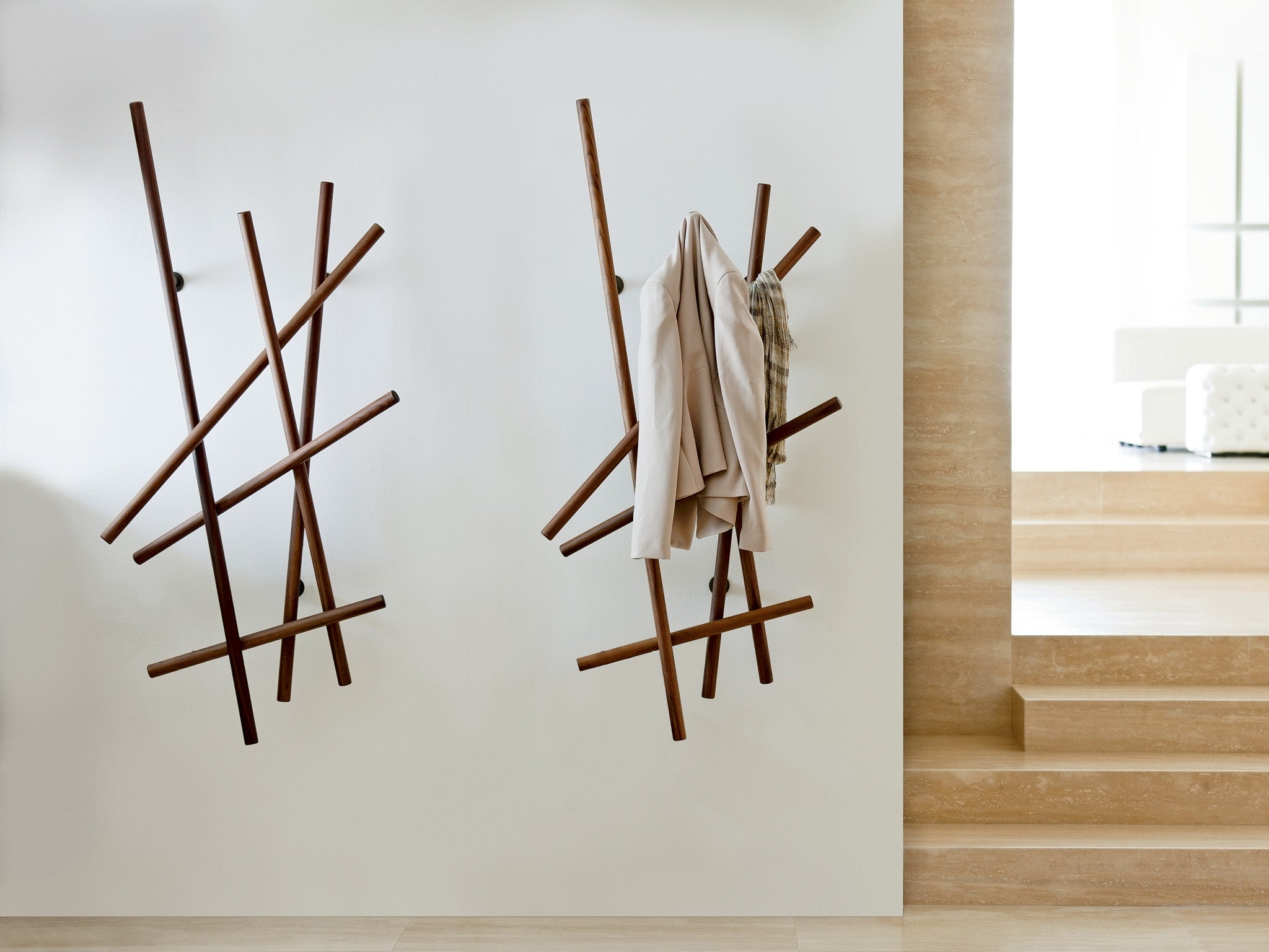 Sketch coat rack