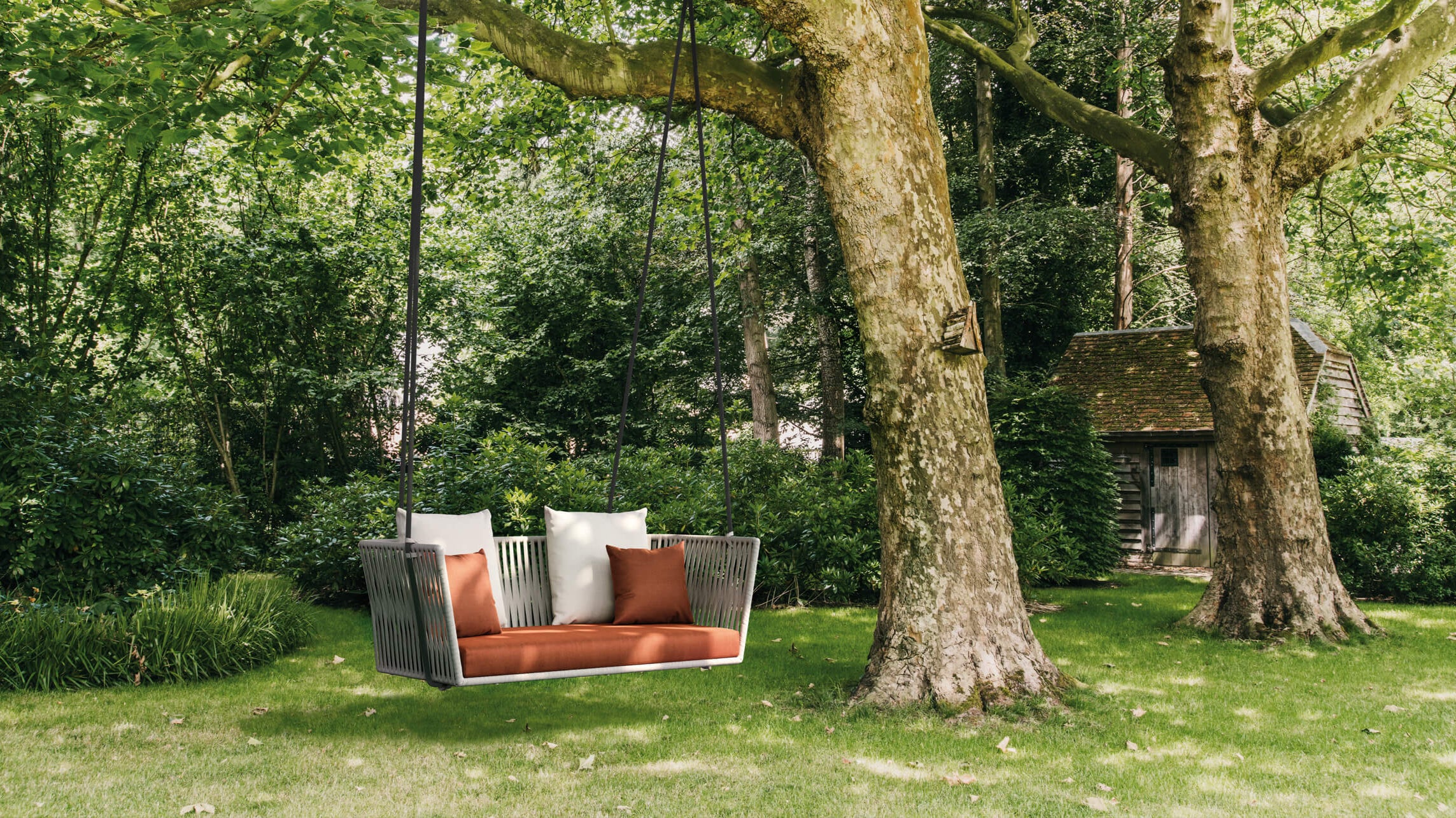 Bitta 2-Seater Rope Swing | Rope Swing Z07 | 12L Seat Cushion