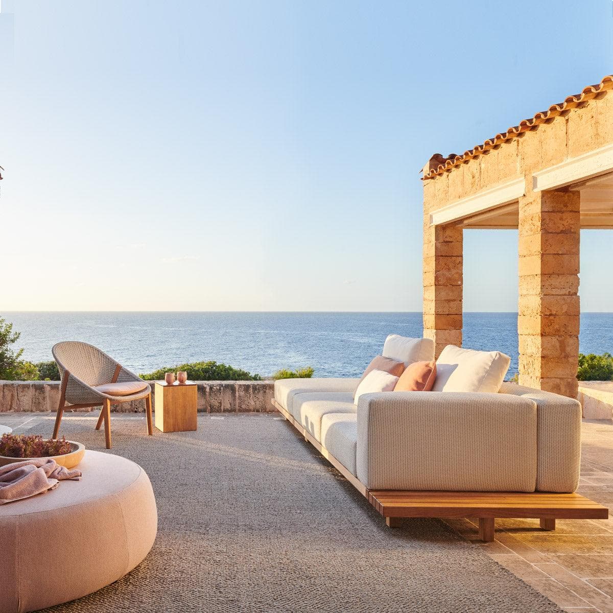 Meridienne Vis à Vis outdoor sofa