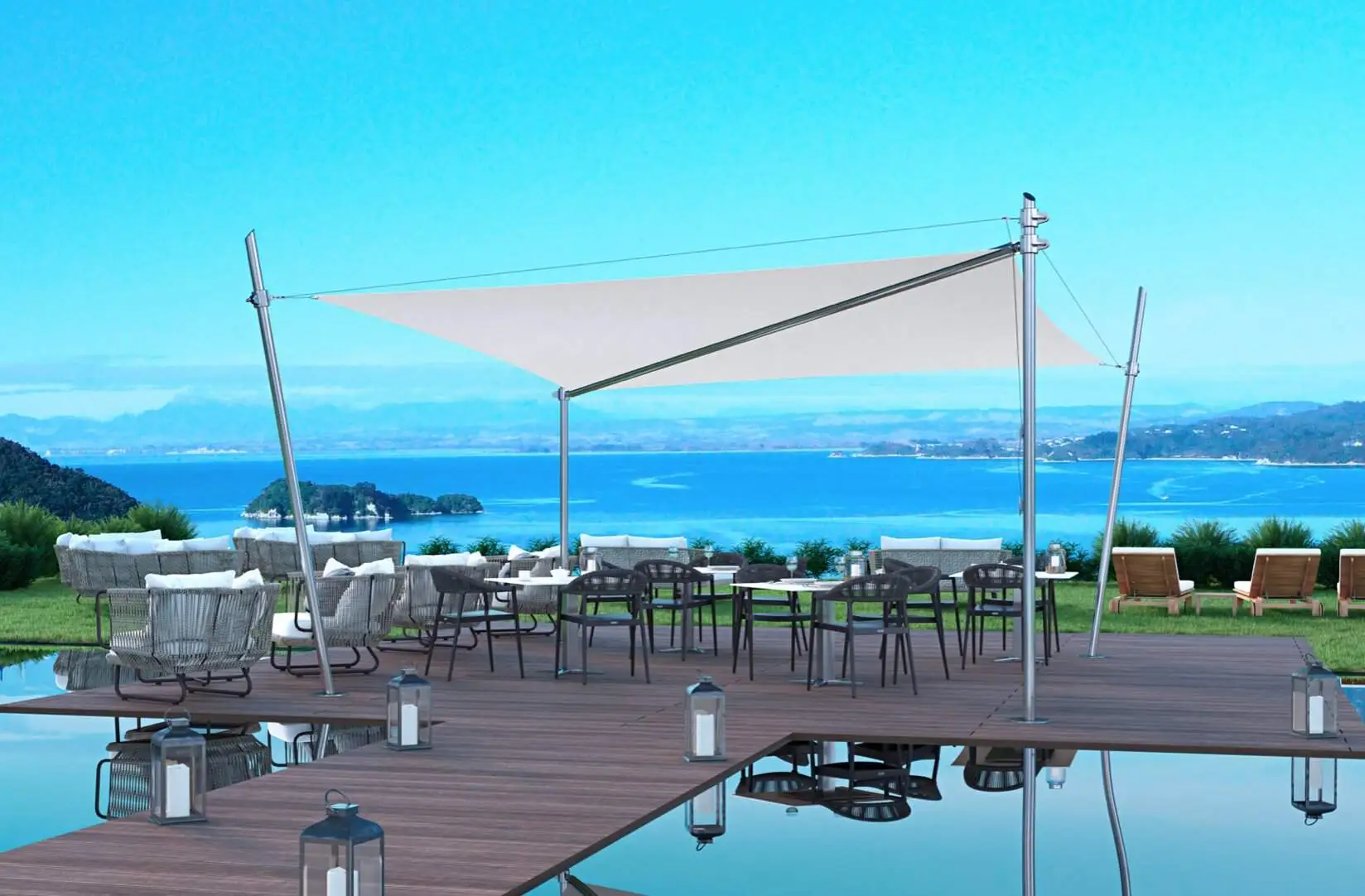 Dise&ntilde;a tu terraza con muebles y piscinas de lujo de las mejores marcas, Gunni &amp; Trentino