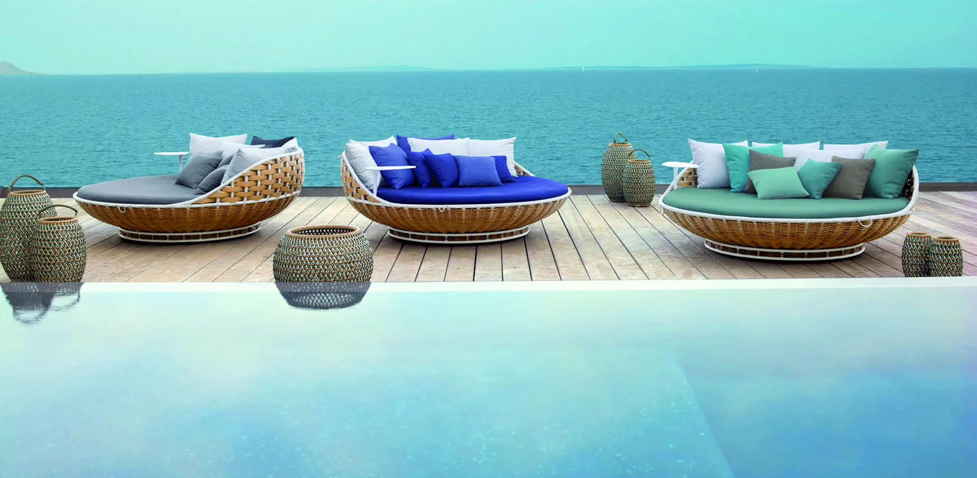 Dise&ntilde;a tu terraza con muebles y piscinas de lujo de las mejores marcas, Gunni &amp; Trentino