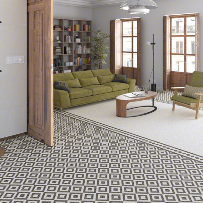 Pavimentos y revestimientos para suelos y paredes de mosaico